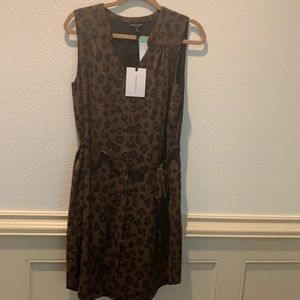 Animal print dress